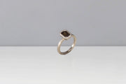 Todd Reed ring, forged with palladium and black diamond(1.35ct) and white brilliant cut diamonds(.12cts)